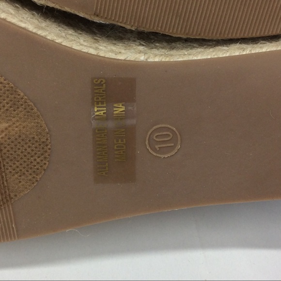 X2B Sandals Women’s Size 10 Black Vegan Suede Platform Wedge Espadrille Strappy - Picture 9 of 10